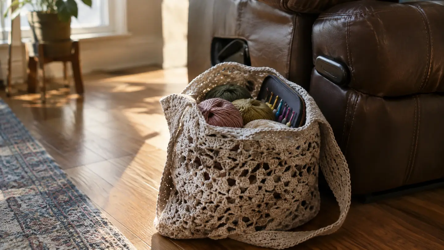 How to Organize Hooks, Yarn and Notions in a Crochet Bag